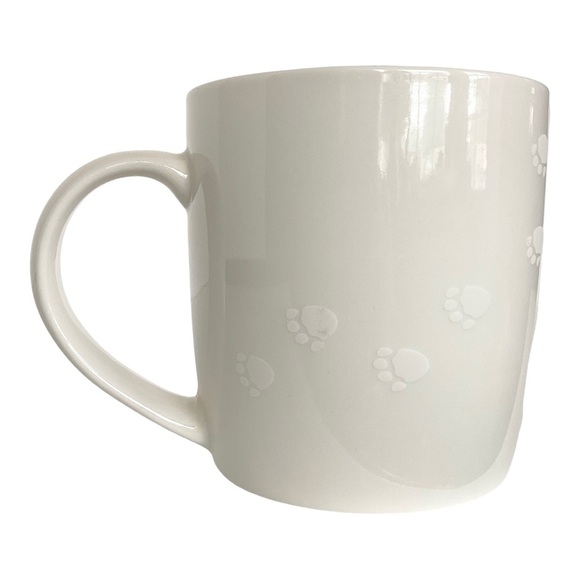 Starbucks Paw Print Coffee Tea Mug White With Green Mermaid - Picture 5 of 15
